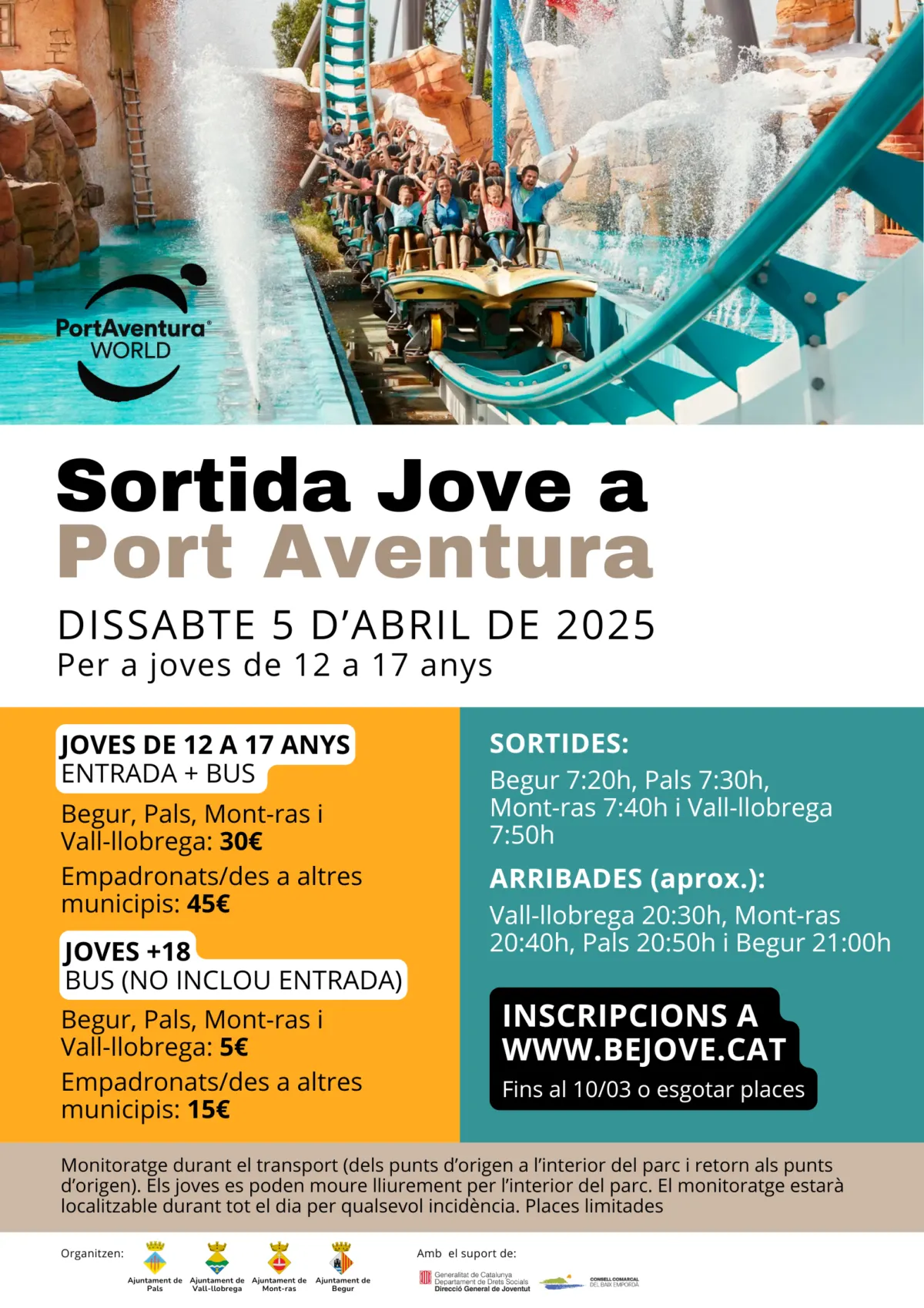 Sortida juvenil a Port Aventura