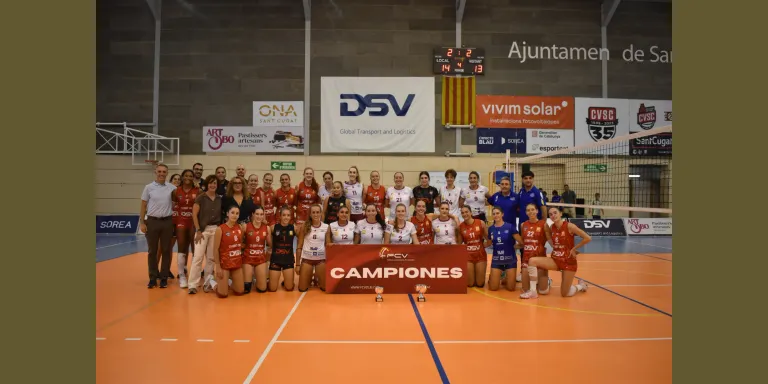 El Voleibol Sant Just guanya la Superlliga Catalana femenina després d’una final decidida al tie-break