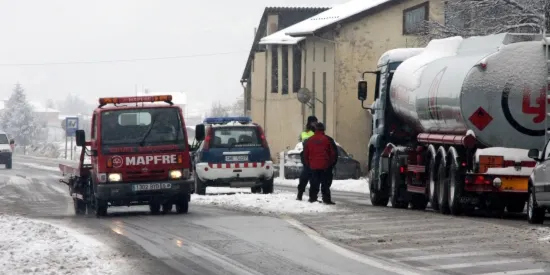Suspès tot el transport escolar a l'Alt Urgell a causa de la nevada
