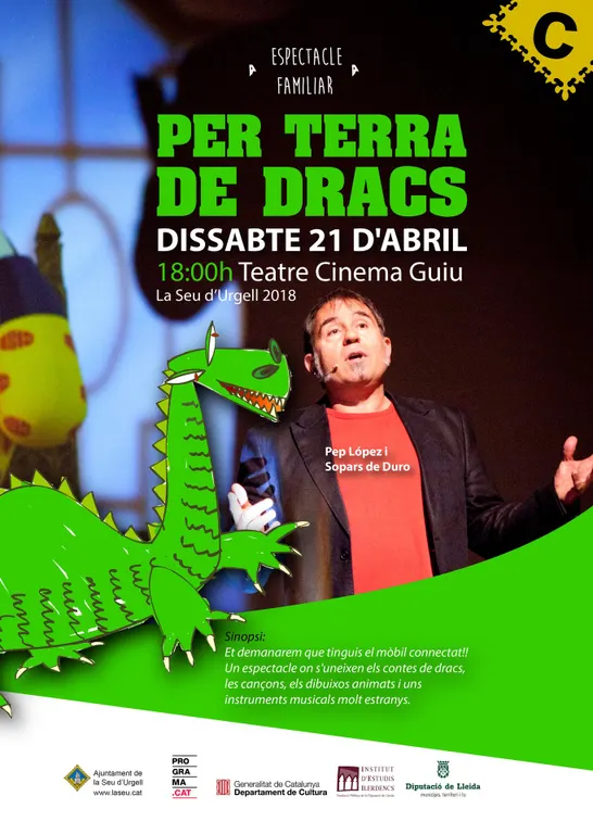 'Per terra de dracs', espectacle musical familiar a la Seu d'Urgell