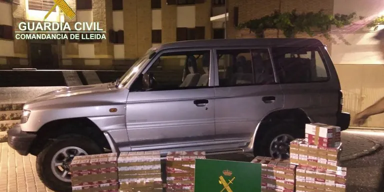 Intervingut a Arsèguel tabac de contraban valorat en més de 13.000 euros