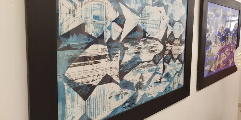 Ja podeu visitar l'exposició de pintura "La Mediterrània d'en Perpiñà" a l'Espai Creatiu de Pineda