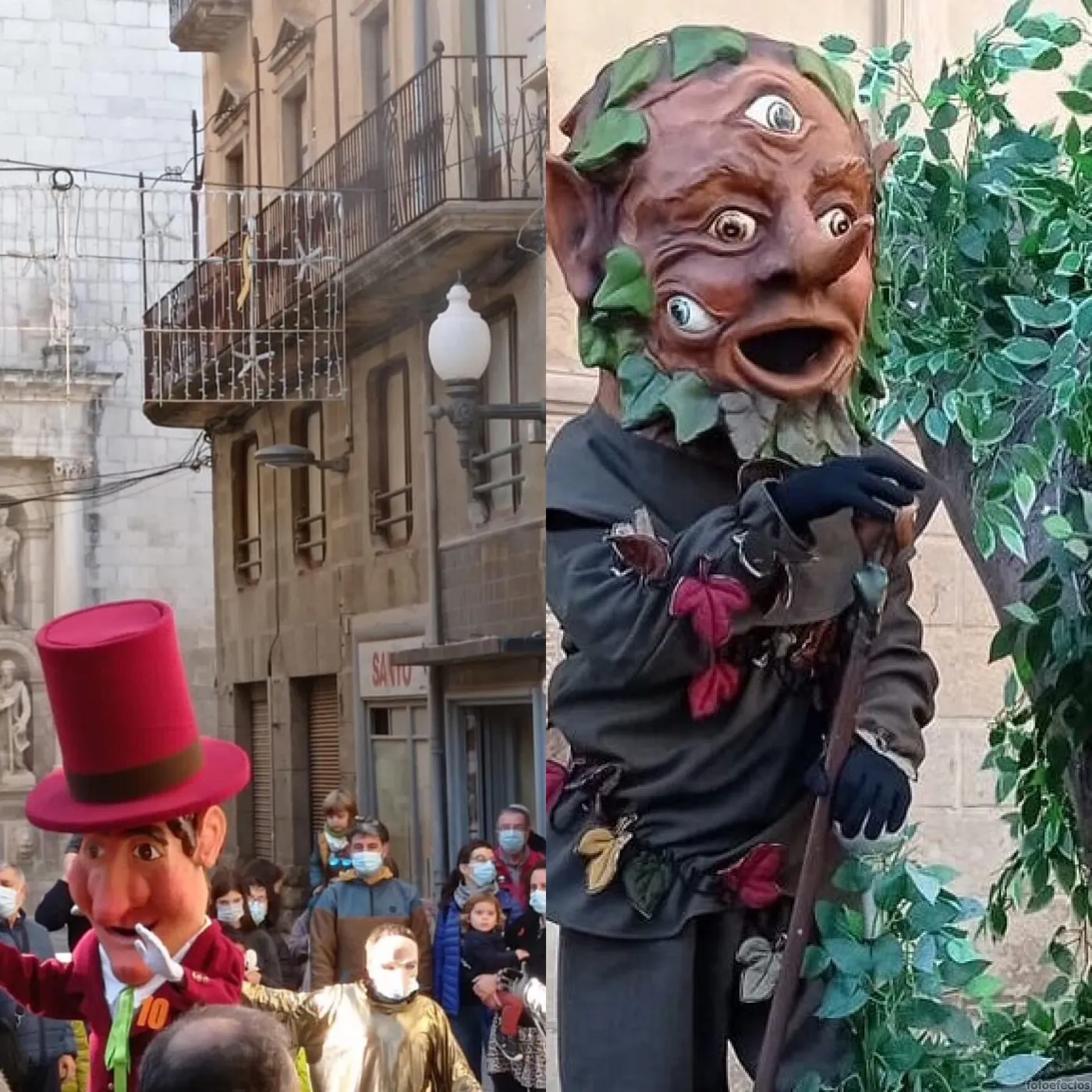 L’Home dels Nassos i el Fumera dinamitzen els carrers de Valls