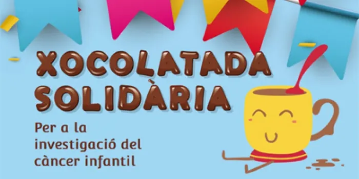 'Aniol, sempre amb un somriure' organitza avui la xocolatada solidà ria en motiu del dia del Cà ncer Infantil