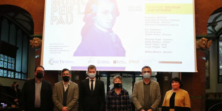 El Palau de la Música acollirà el concert 'Música per la pau' en suport al poble d'Ucraïna