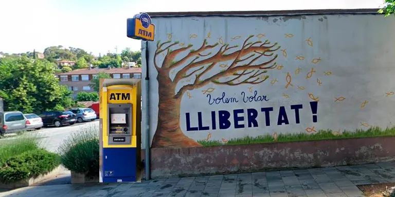 Els caixers automàtics, una necessitat: 3.500 operacions a Vallgorguina en tot un any