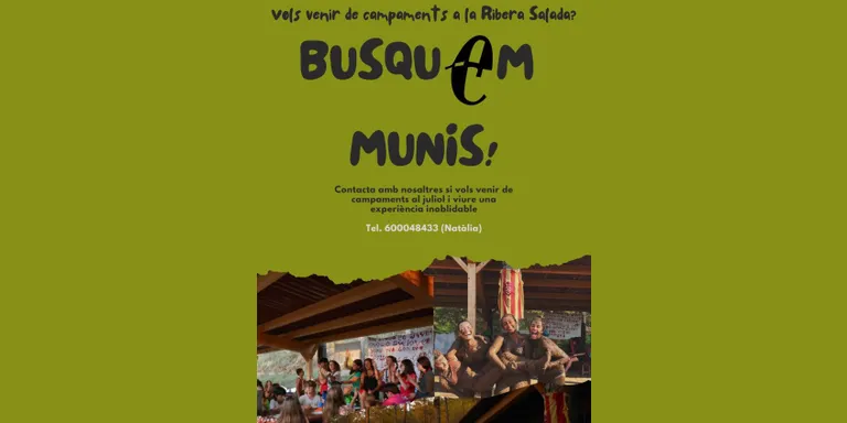 L’Esplai Riallera busca monitors per anar de campaments a la Ribera Salada