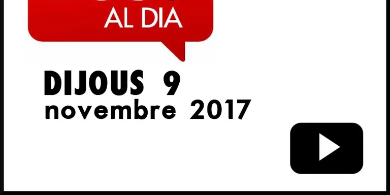RUBÍ AL DIA dijous 9 NOVEMBRE 2017