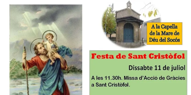 Celebren la Festa de Sant Cristòfol amb una missa i la benedicció de vehicles
