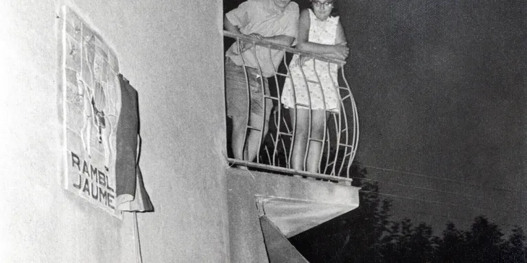 Els orígens de la Rambla Jaume I: l'any 1934, durant la segona República