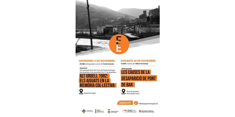 Activitats a la Seu d'Urgell i al Pont de Bar pel 40è aniversari dels aiguats de 1982