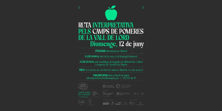 Territori de Masies organitza una ruta divulgativa per les plantacions de pomeres de Biolord