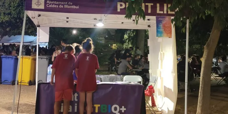 El Punt Lila de l'Escaldàrium va atendre 350 consultes durant les dues nits de la festa