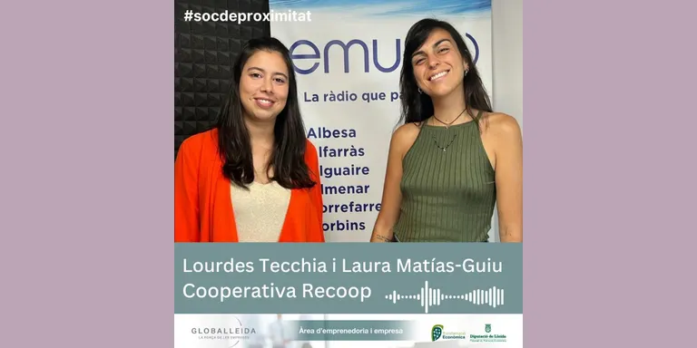 #socdeproximitat amb Lourdes Tecchia i Laura Matías-Guiu de RECOOP