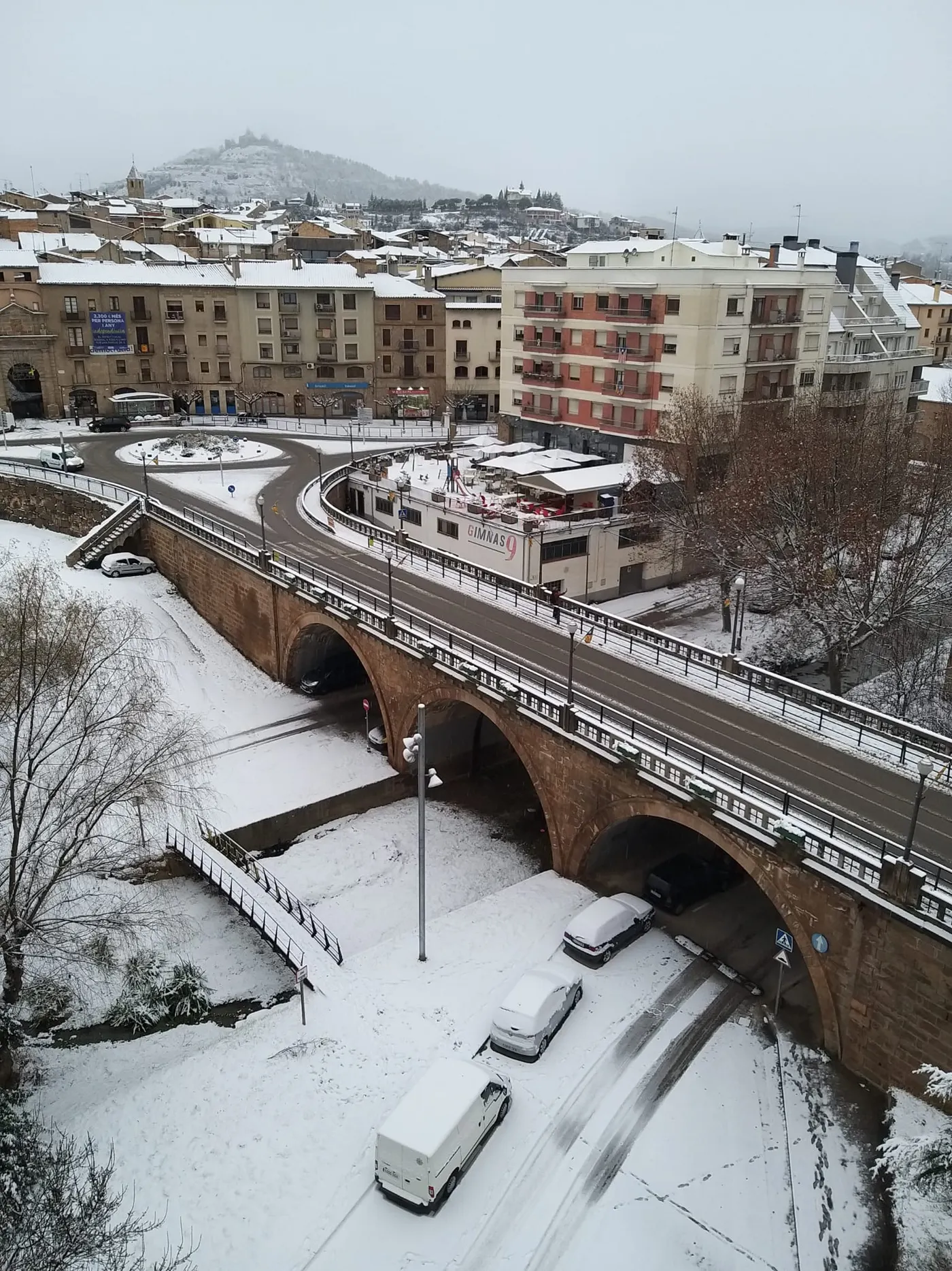 Activada la fase 1 d'emergència del Pla de protecció civil municipal per a nevades a Solsona