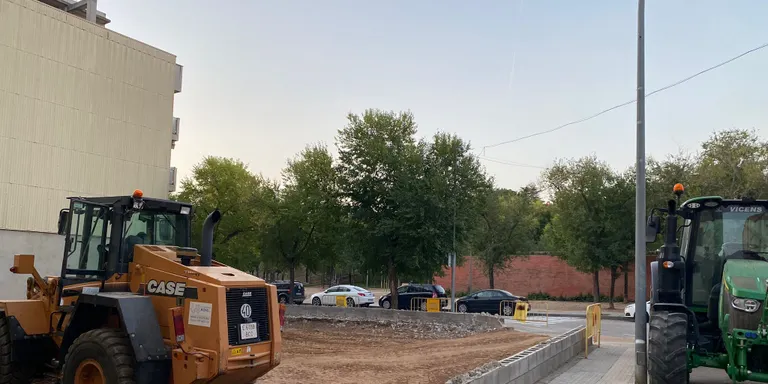 El segon aparcament dissuasiu, a la zona del CAP