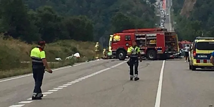 Nou accident mortal a la C-14 al municipi de Bassella