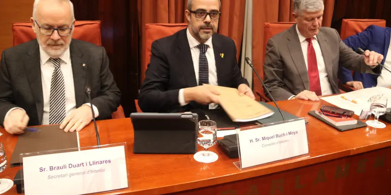 Miquel Buch anuncia un increment del 67% en el pressupost dels Bombers