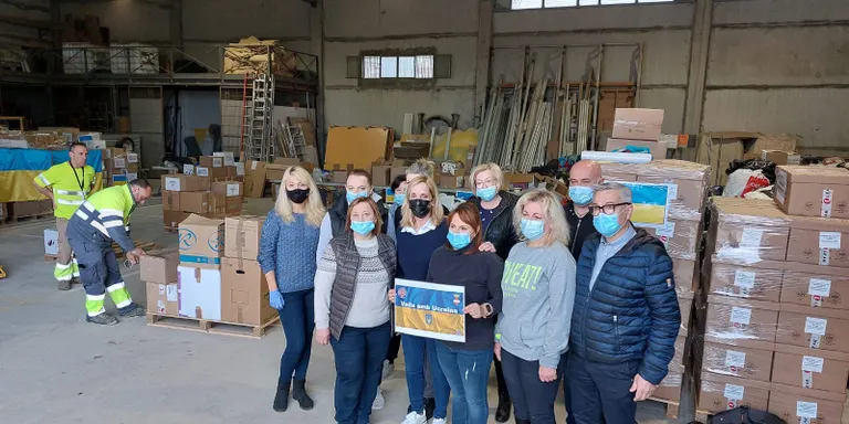 Valls aconsegueix recaptar 30 tones de productes bàsics per Ucraïna
