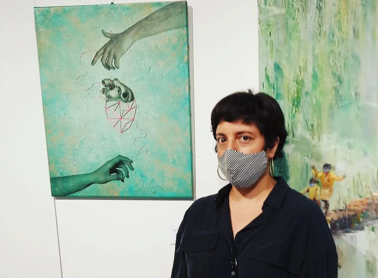 Gina Sándua: “La meva obra és figurativa, imaginativa i impactant perquè utilitzo molts materials”