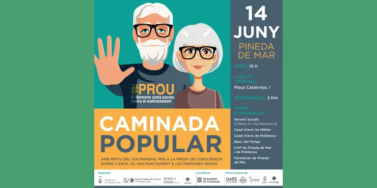 Caminada Popular amb motiu del Dia Mundial contra l'abús i maltractament a les persones grans