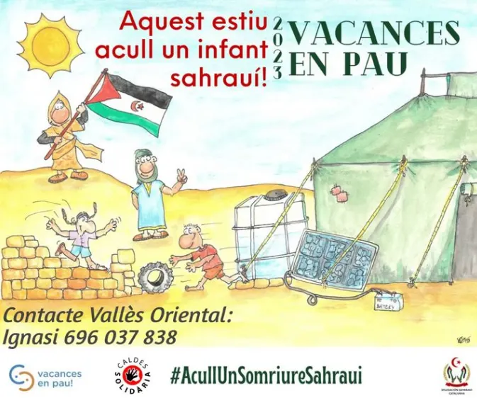 Caldes Solidària fa una crida per aplegar famílies acollidores d’infants sahrauís a l’estiu