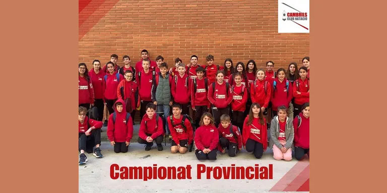 El Cambrils Club Natació es penja set medalles d’or al Campionat provincial del Vendrell