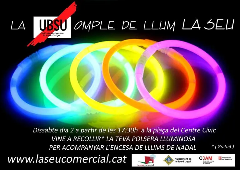 Un gran espectacle d'encesa de llums enceta El Món Màgic de les Muntanyes