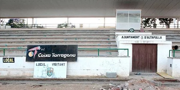 Les obres del camp de gespa artificial de l’Estadi Municipal Joan Pijuan d’Altafulla avancen segons el calendari previst