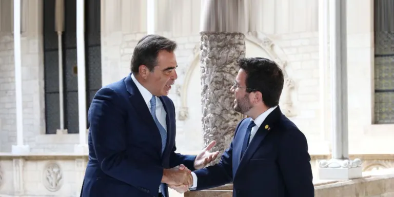 Aragonès referma el "compromís" de Catalunya amb Europa després de reunir-se amb el vicepresident de la Comissió Europea