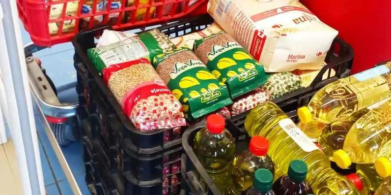Creu Roja recull pel Rebost Solidari 3.480 quilos d'aliments