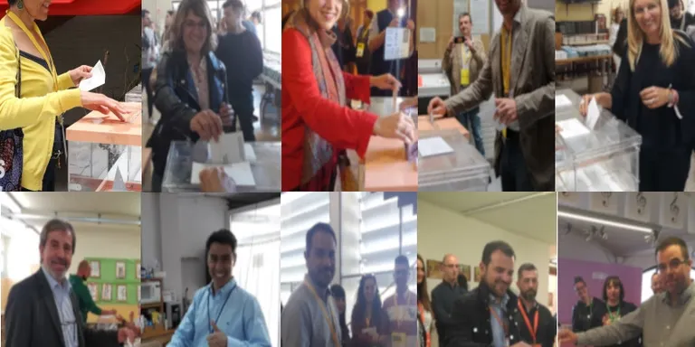 Els 10 candidats a l’alcaldia han votat al matí