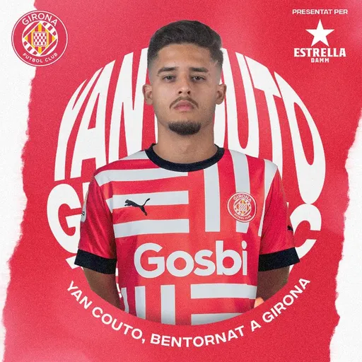 Presentació del nou jugador del Girona FC Yan Couto