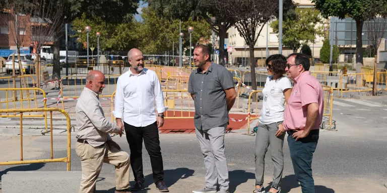 Última fase per finalitzar les obres d’adequació de l’entorn de l’antiga estació de Cambrils