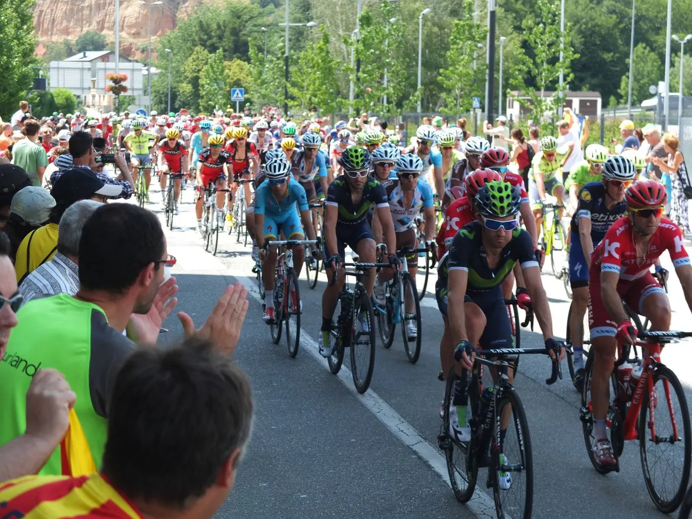 El Tour 2016, al pas per la Seu (Foto: Lluís Farré)