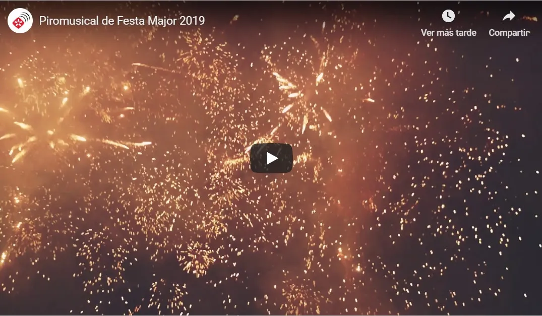 Piromusical de la Festa Major 2019 