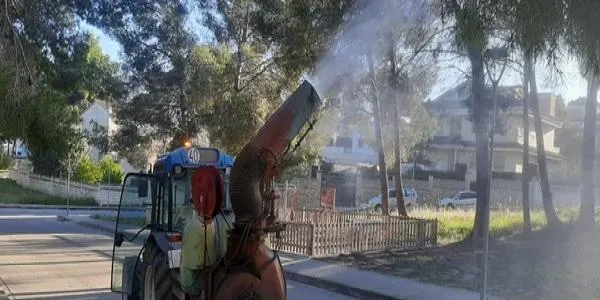 El Catllar du a terme el tractament anual contra la processionària del pi en parcs infantils i zones verdes