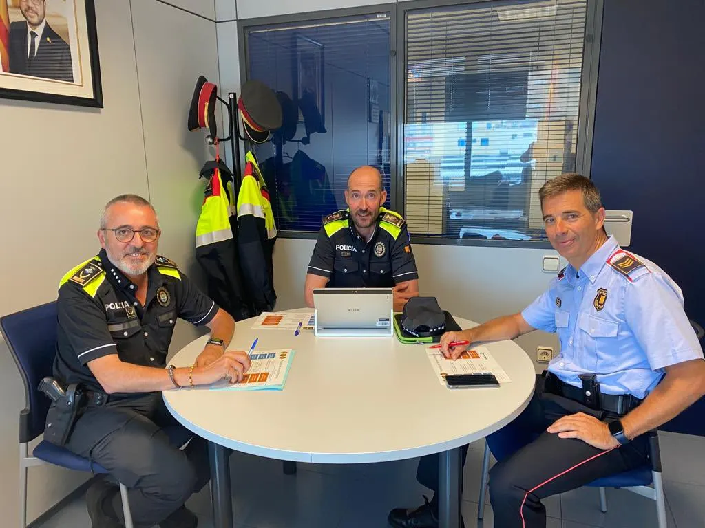 Celebrada la primera Mesa de Coordinació Operativa de Policia Local de Pineda, de Calella i Mossos d'Esquadra