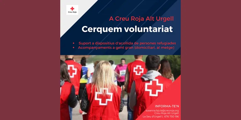 Creu Roja Alt Urgell cerca nous voluntaris