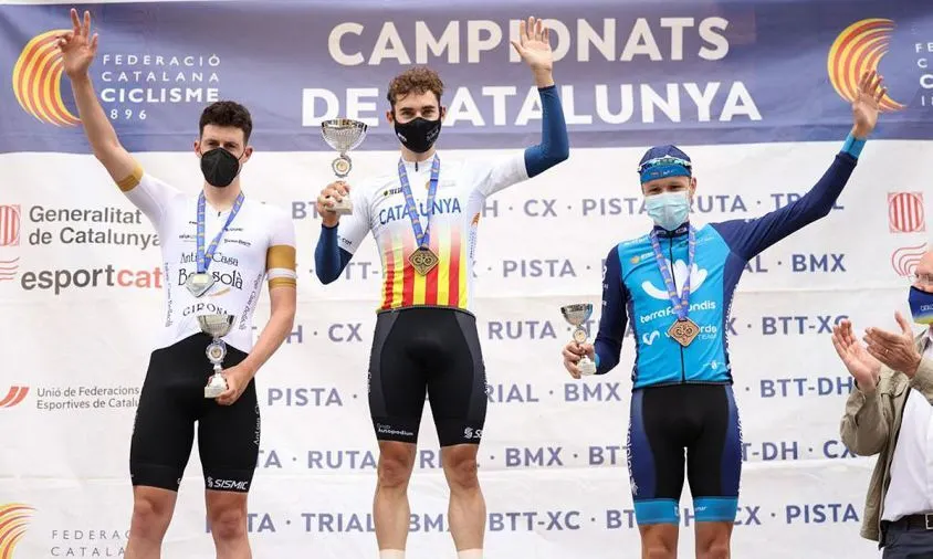 El ciclista cambrilenc Edgar Curto guanya el Campionat de Catalunya de contrarellotge en categoria Sots 23