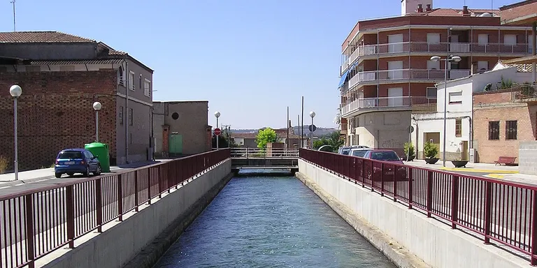 Prohibit banyar-se a sèquies, basses i als canals.